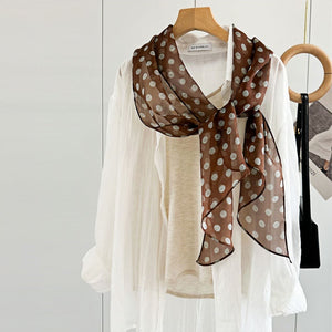 MaraSilk Pure Mulberry Silk Scarf - Oblong Georgette MS634