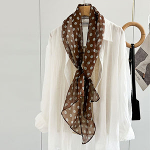 MaraSilk Pure Mulberry Silk Scarf - Oblong Georgette MS634