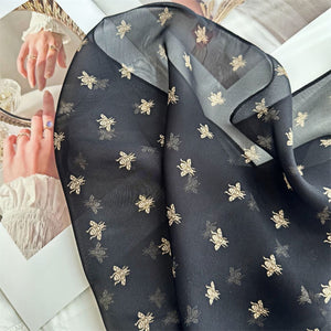 MaraSilk Pure Mulberry Silk Scarf - Oblong Georgette MS637