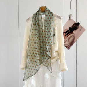 MaraSilk Pure Mulberry Silk Scarf - Oblong Georgette MS951 63" x 12" MS95102