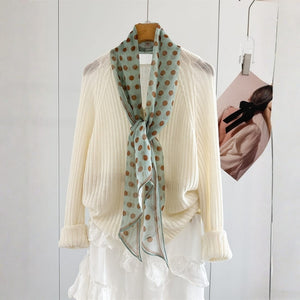 MaraSilk Pure Mulberry Silk Scarf - Oblong Georgette MS951