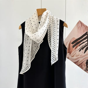 MaraSilk Pure Mulberry Silk Scarf - Oblong Georgette MS962