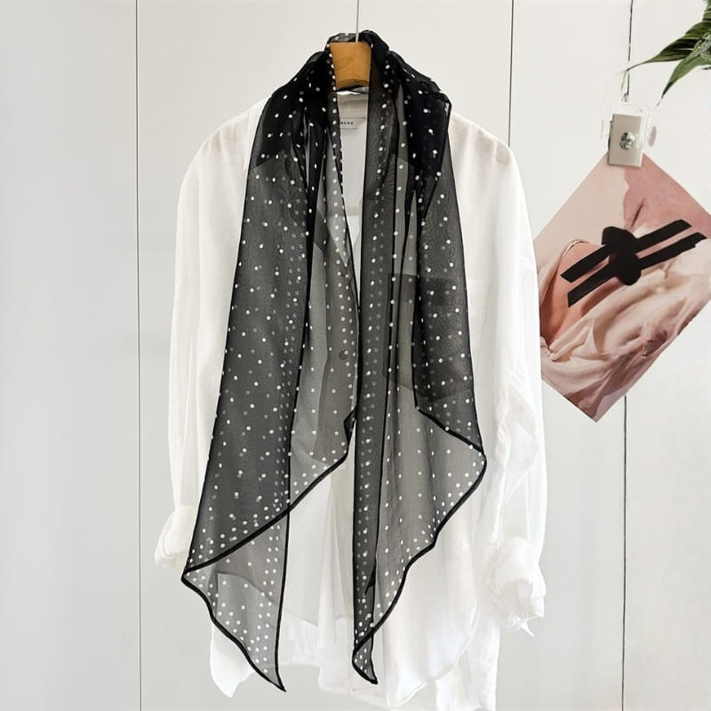 MaraSilk Pure Mulberry Silk Scarf - Oblong Georgette MS962 63" x 12" MS96201