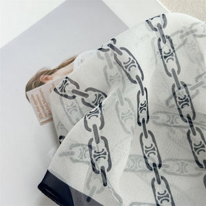 MaraSilk Pure Mulberry Silk Scarf - Oblong Georgette MS970