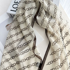 MaraSilk Pure Mulberry Silk Scarf - Oblong Georgette MS970