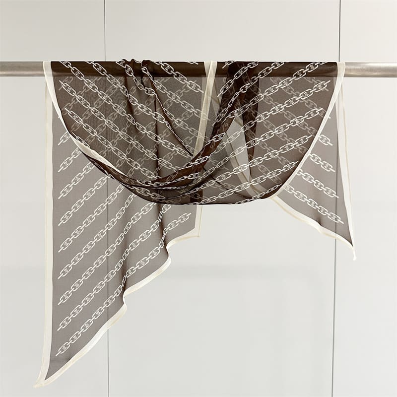 MaraSilk Pure Mulberry Silk Scarf - Oblong Georgette MS970 63" x 12" MS97001