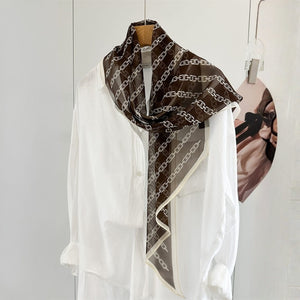 MaraSilk Pure Mulberry Silk Scarf - Oblong Georgette MS970