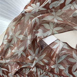 MaraSilk Pure Mulberry Silk Scarf - Oblong Georgette MS971