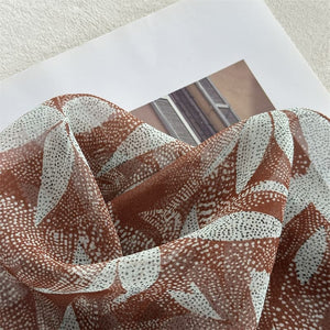 MaraSilk Pure Mulberry Silk Scarf - Oblong Georgette MS971