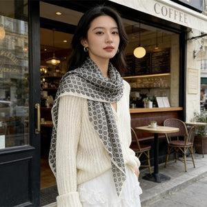 MaraSilk Pure Mulberry Silk Scarf - Oblong Georgette MS980