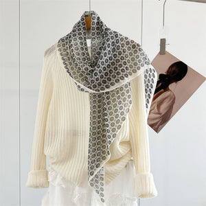 MaraSilk Pure Mulberry Silk Scarf - Oblong Georgette MS980 63" x 12" MS98001