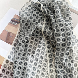 MaraSilk Pure Mulberry Silk Scarf - Oblong Georgette MS980