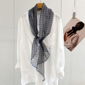 MaraSilk Pure Mulberry Silk Scarf - Oblong Georgette MS980