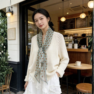 MaraSilk Pure Mulberry Silk Scarf - Oblong Georgette MS981