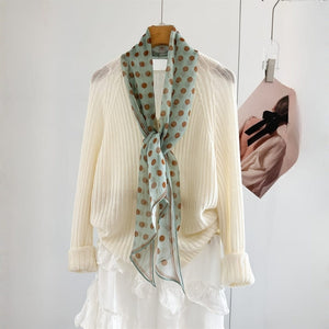 MaraSilk Pure Mulberry Silk Scarf - Oblong Georgette MS981