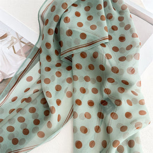 MaraSilk Pure Mulberry Silk Scarf - Oblong Georgette MS981