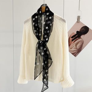 MaraSilk Pure Mulberry Silk Scarf - Oblong Georgette MS982