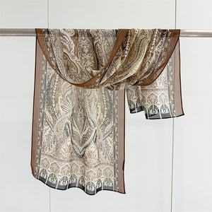 MaraSilk Pure Mulberry Silk Scarf - Oblong Georgette MS988 55" x 17" MS98801