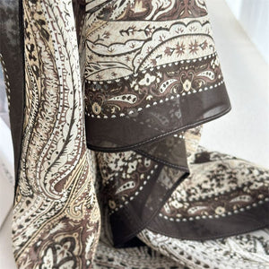 MaraSilk Pure Mulberry Silk Scarf - Oblong Georgette MS988