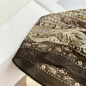 MaraSilk Pure Mulberry Silk Scarf - Oblong Georgette MS988