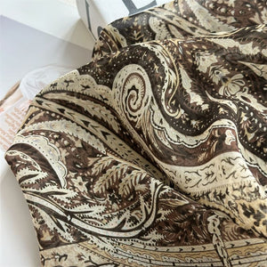 MaraSilk Pure Mulberry Silk Scarf - Oblong Georgette MS996