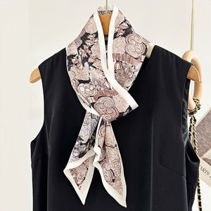 MaraSilk Pure Mulberry Silk Scarf - Ribbon Satin MS643