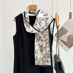 MaraSilk Pure Mulberry Silk Scarf - Ribbon Satin MS643