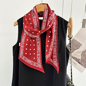 MaraSilk Pure Mulberry Silk Scarf - Ribbon Satin MS643