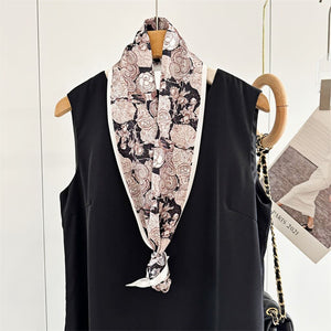 MaraSilk Pure Mulberry Silk Scarf - Ribbon Satin MS643