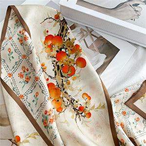 MaraSilk Pure Mulberry Silk Scarf - Ribbon Satin MS644