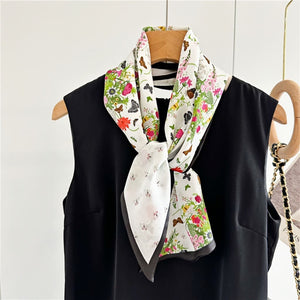 MaraSilk Pure Mulberry Silk Scarf - Ribbon Satin MS644