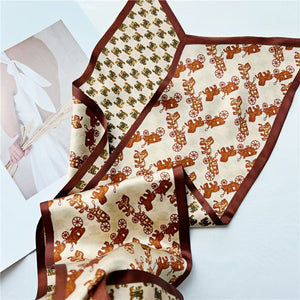 MaraSilk Pure Mulberry Silk Scarf - Ribbon Satin MS644