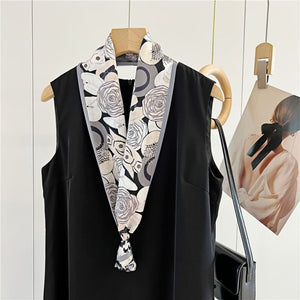 MaraSilk Pure Mulberry Silk Scarf - Ribbon Satin MS644