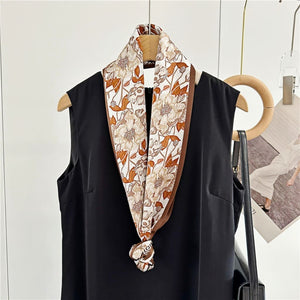 MaraSilk Pure Mulberry Silk Scarf - Ribbon Satin MS644
