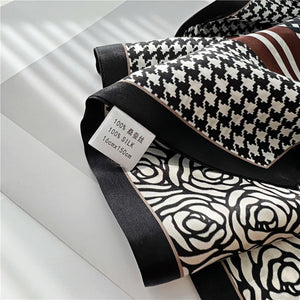 MaraSilk Pure Mulberry Silk Scarf - Ribbon Satin MS644