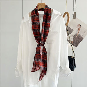 MaraSilk Pure Mulberry Silk Scarf - Ribbon Satin MS645