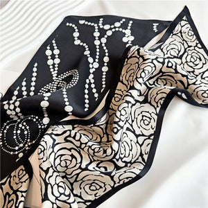 MaraSilk Pure Mulberry Silk Scarf - Ribbon Satin MS646