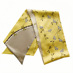 MaraSilk Pure Mulberry Silk Scarf - Ribbon Satin MS648