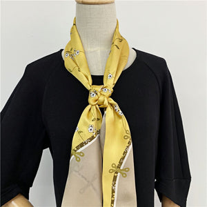 MaraSilk Pure Mulberry Silk Scarf - Ribbon Satin MS648