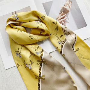 MaraSilk Pure Mulberry Silk Scarf - Ribbon Satin MS648