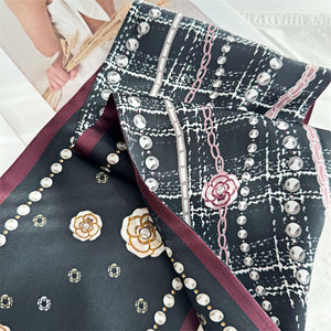 MaraSilk Pure Mulberry Silk Scarf - Ribbon Satin MS649