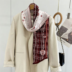 MaraSilk Pure Mulberry Silk Scarf - Ribbon Satin MS649 59" x 6" MS64902