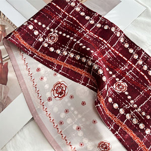 MaraSilk Pure Mulberry Silk Scarf - Ribbon Satin MS649