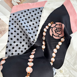 MaraSilk Pure Mulberry Silk Scarf - Ribbon Satin MS649