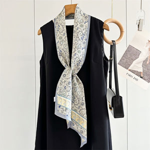 MaraSilk Pure Mulberry Silk Scarf - Ribbon Satin MS649