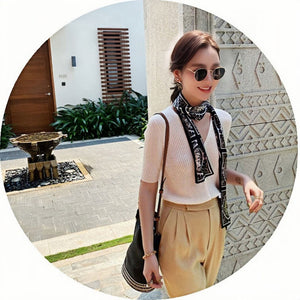 MaraSilk Pure Mulberry Silk Scarf - Ribbon Satin MS655