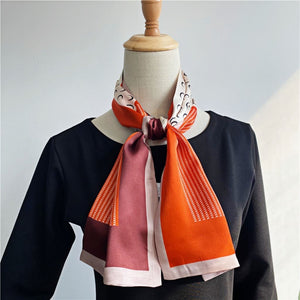 MaraSilk Pure Mulberry Silk Scarf - Ribbon Satin MS657