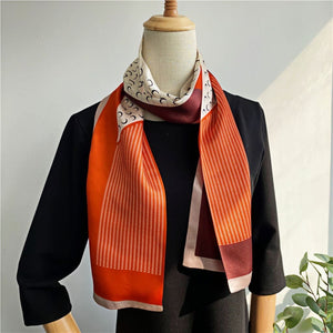 MaraSilk Pure Mulberry Silk Scarf - Ribbon Satin MS657