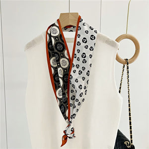 MaraSilk Pure Mulberry Silk Scarf - Ribbon Satin MS659