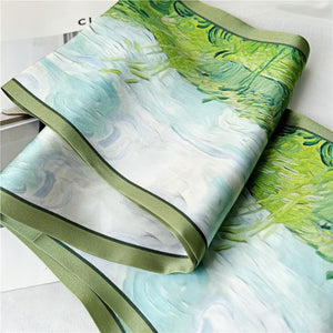MaraSilk Pure Mulberry Silk Scarf - Ribbon Satin MS663